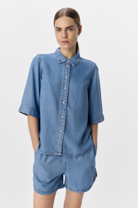 Object objframe 2/4 re denim top noos